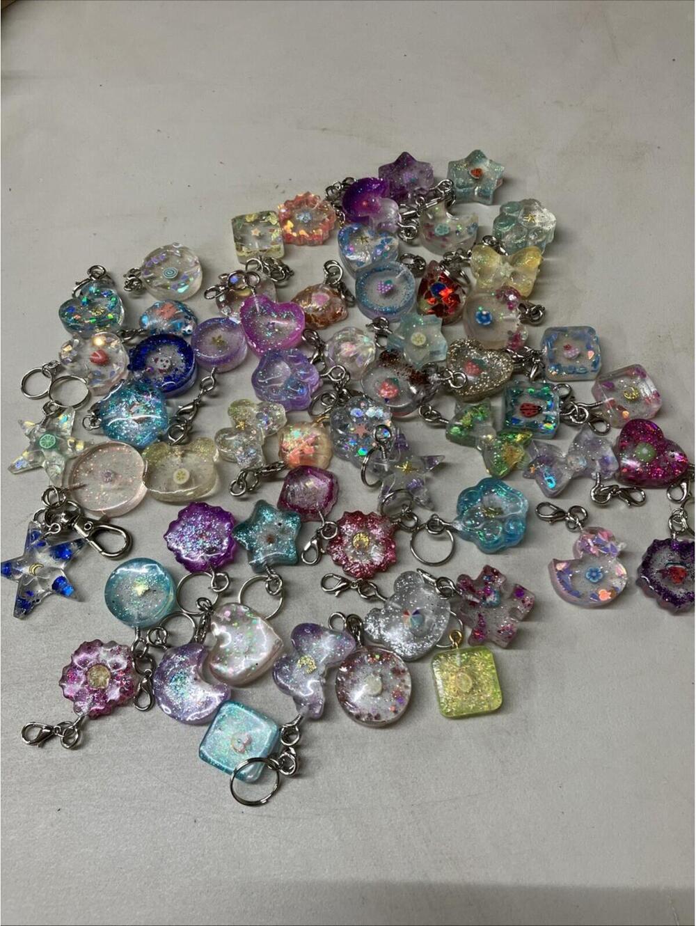 Lot Of 58 Resin Purse Charms